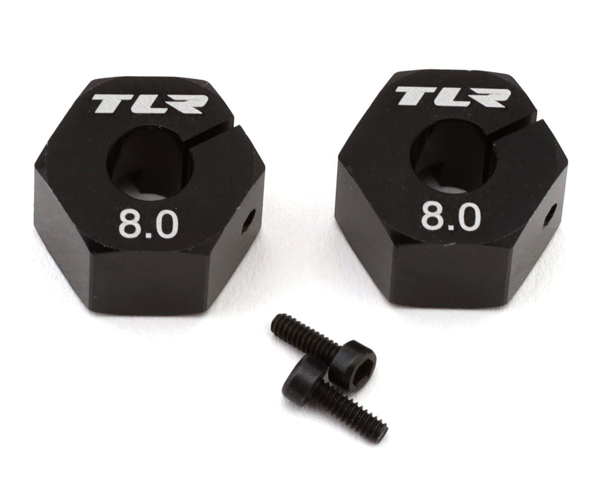 Team Losi Racing 22X Aluminum 12mm Wheel Hex (2) (8mm)