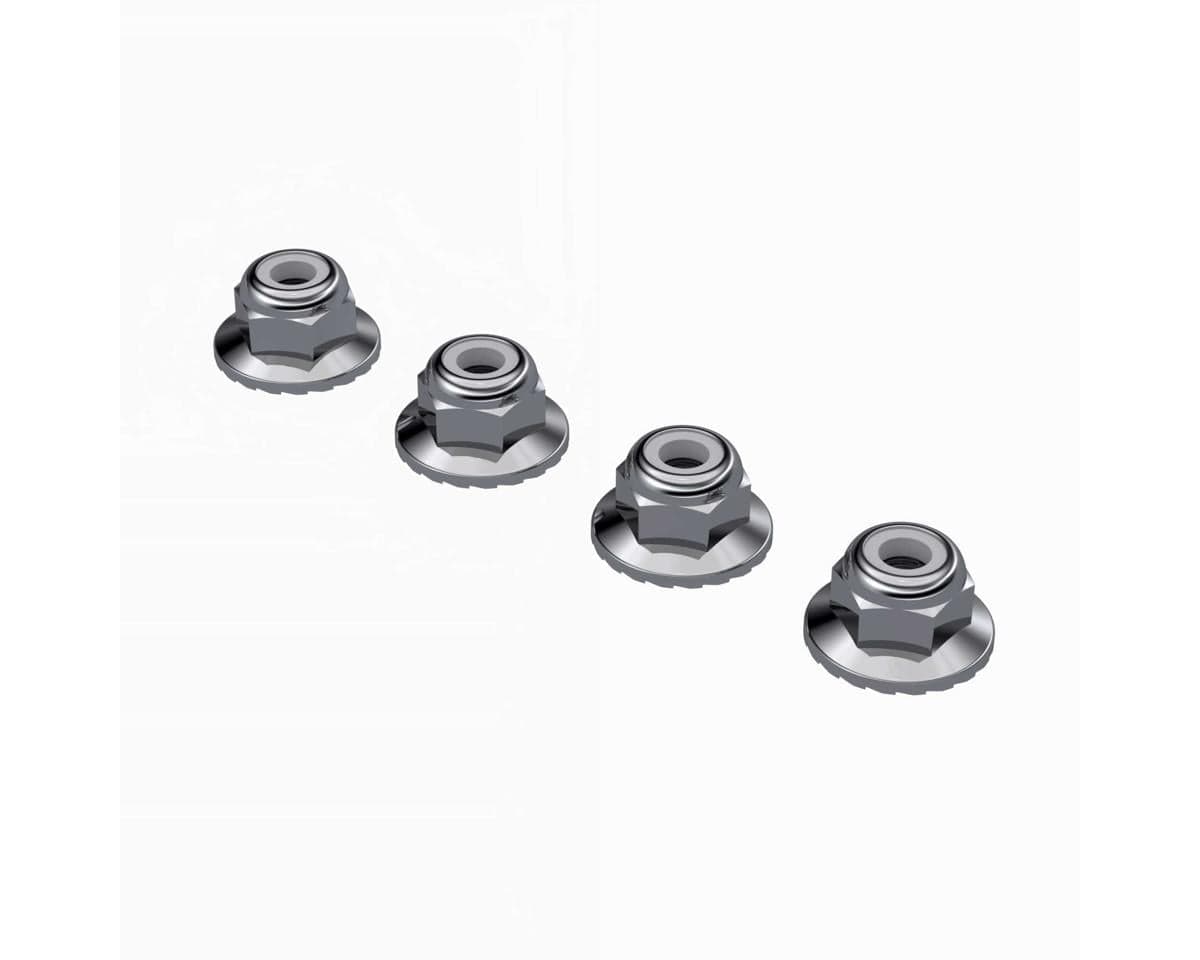 Arrma Wide Flanged Nyloc Nut M4 (4)