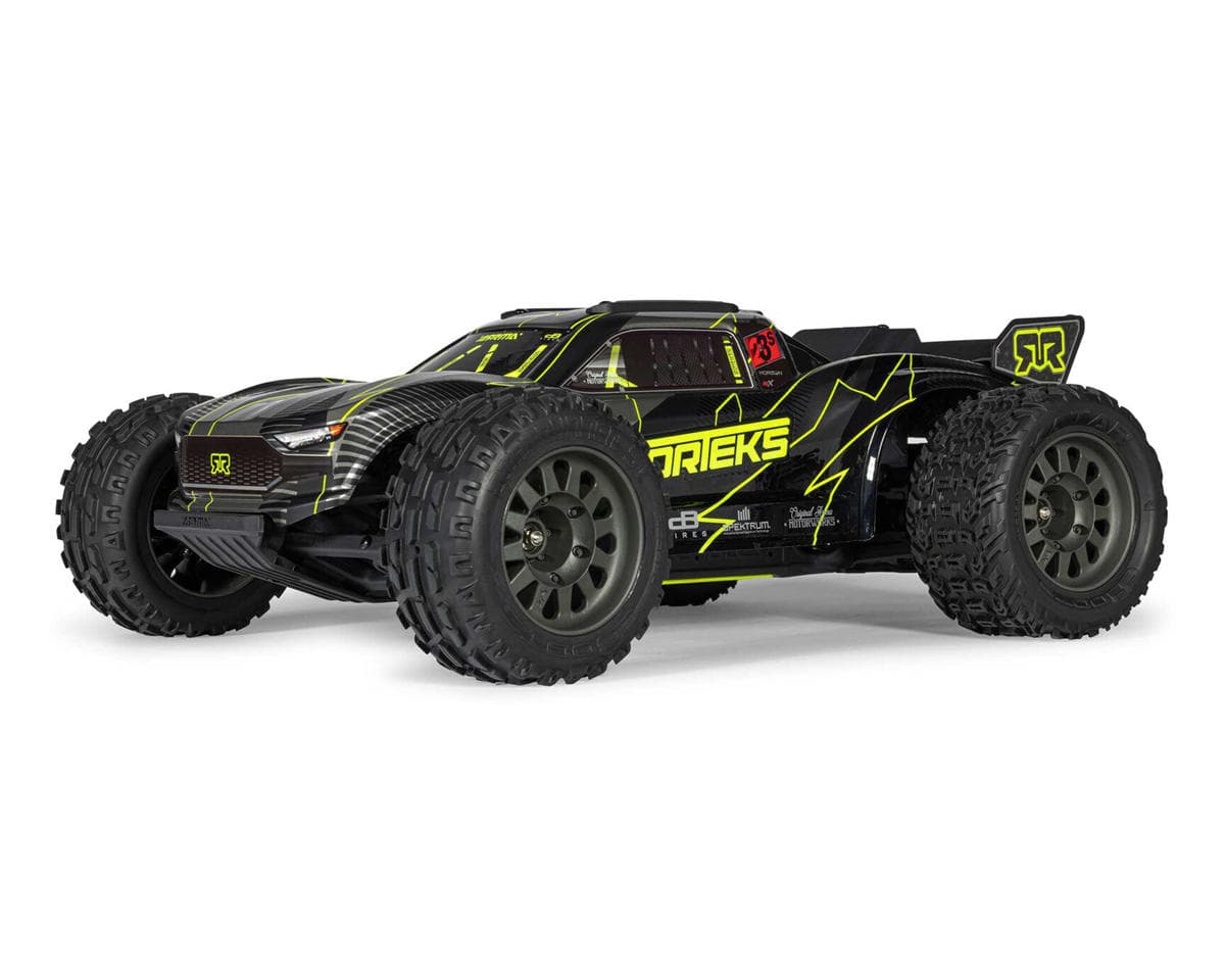 Arrma Vorteks 223S 1/10 BLX Brushless RTR 2WD Stadium Truck (Yellow) w/SLT2 2.4GHz Radio & DSC
