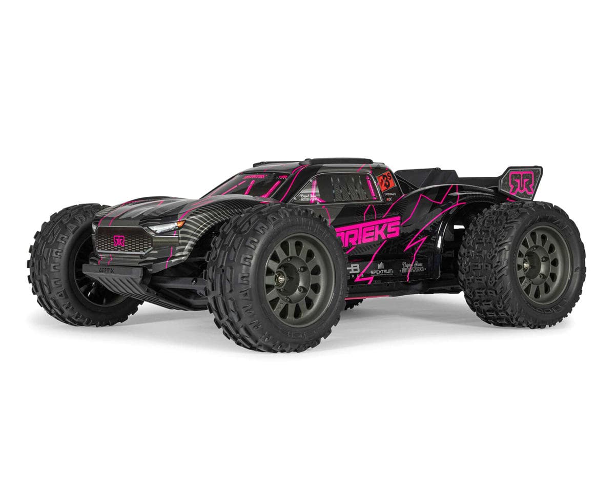 Arrma Vorteks 223S 1/10 BLX Brushless RTR 2WD Stadium Truck (Pink) w/SLT2 2.4GHz Radio & DSC