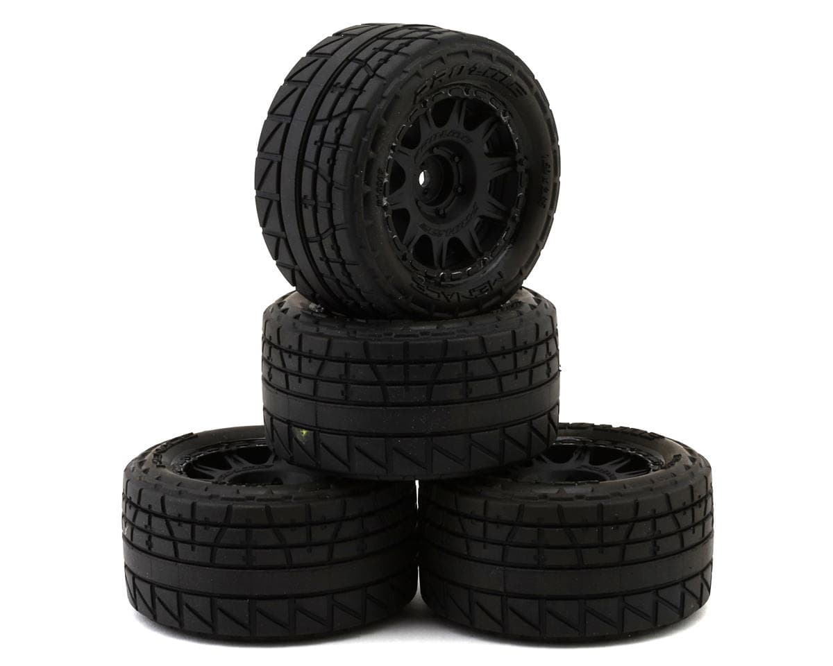 Pro-Line Arrma Granite Grom Menace 1/18 Pre-Mounted MT Street Tires (Black) (4) w/12mm Hex