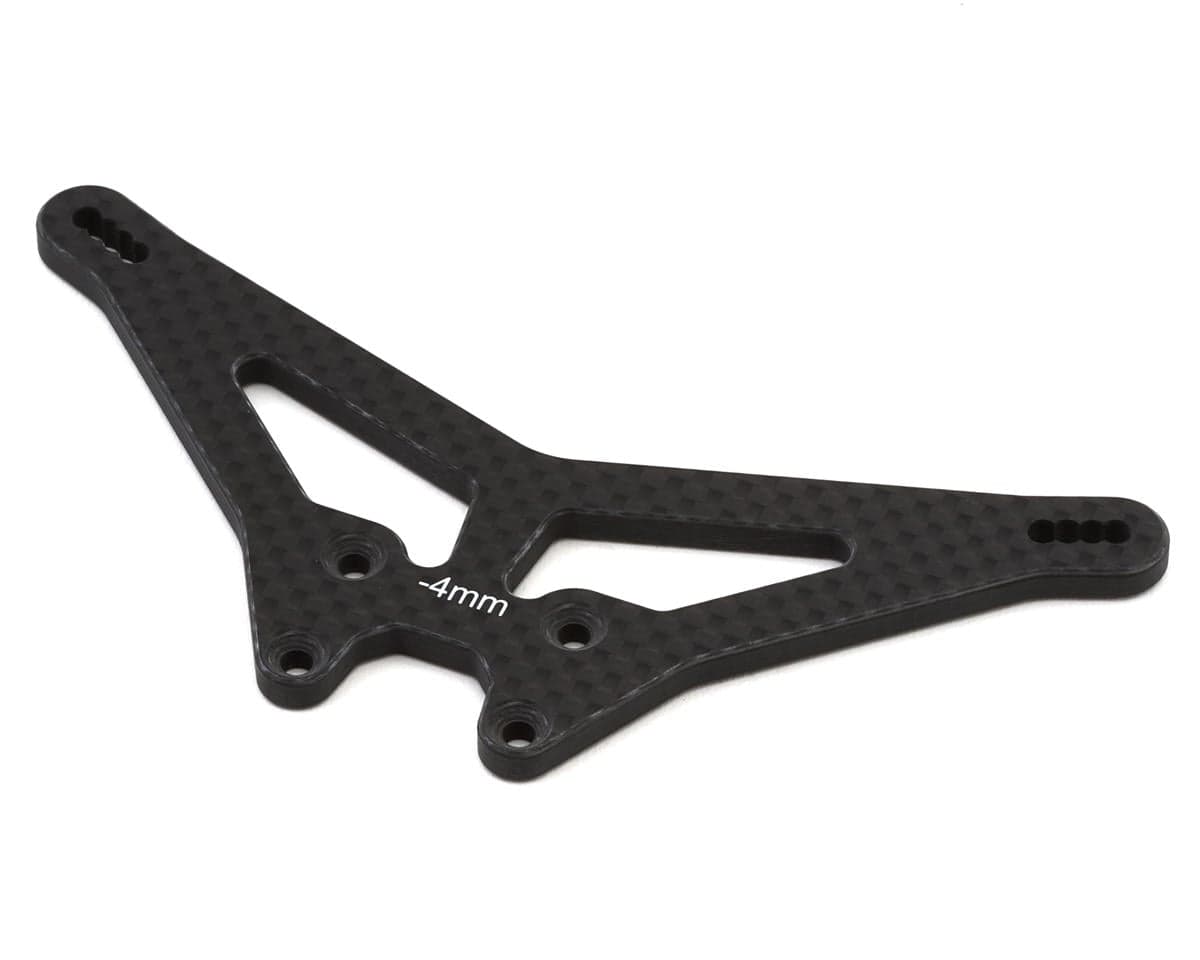 Team Losi Racing 22X-T Carbon Fiber Rear Shock Tower (-4mm)