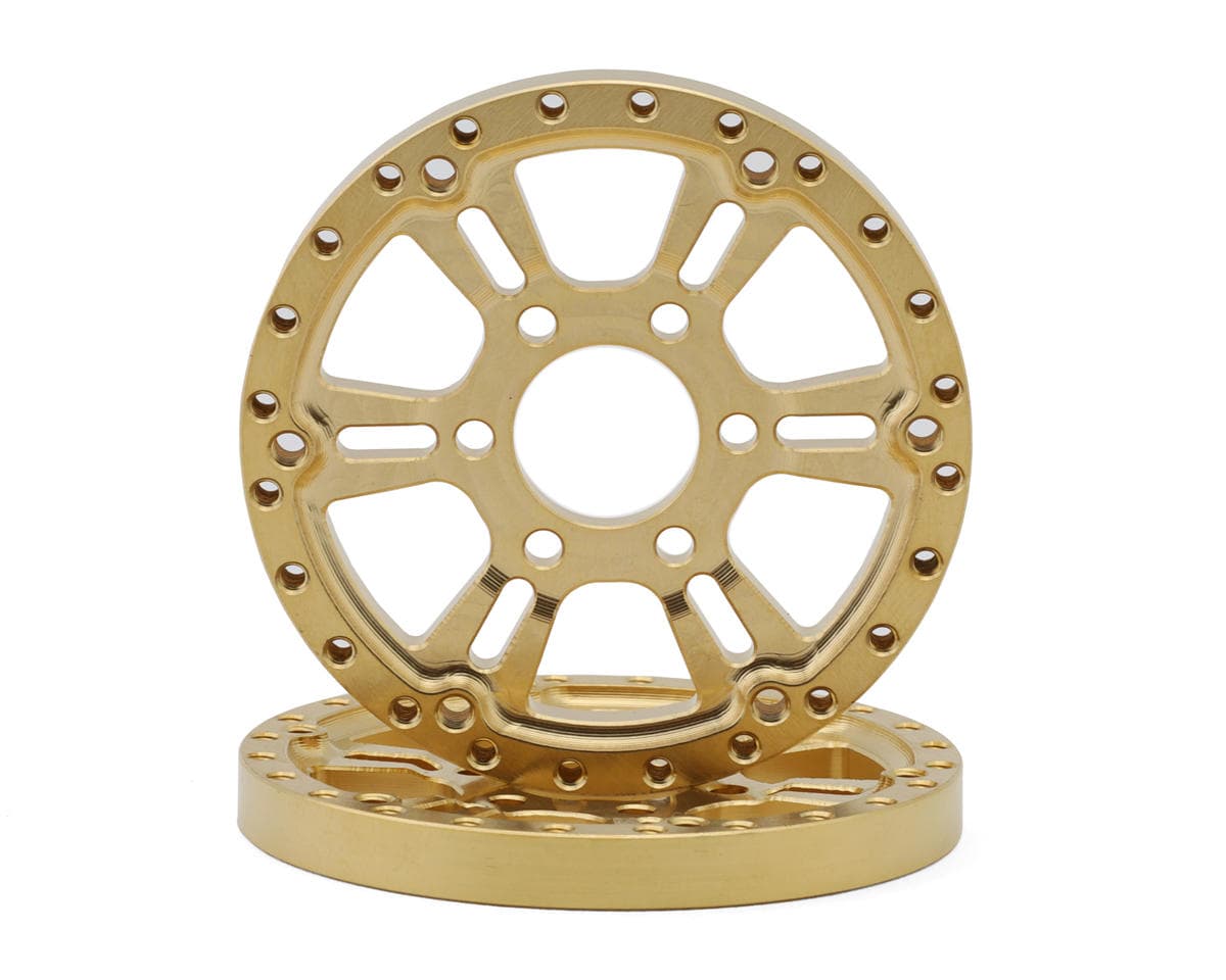 Reefs RC Brass 1.9" "BLADE" Reversible Offset Wheel Face Set (2) (35g Each)