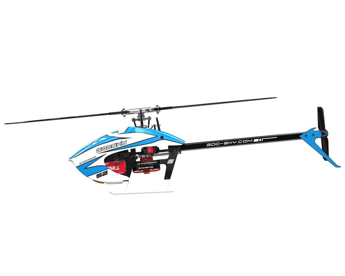 GooSky S2 Max BNF Micro Electric Helicopter (Blue)