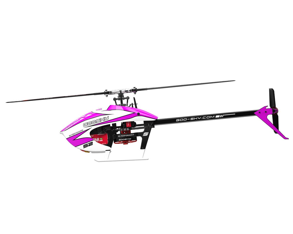 GooSky S2 Max BNF Micro Electric Helicopter (Purple)