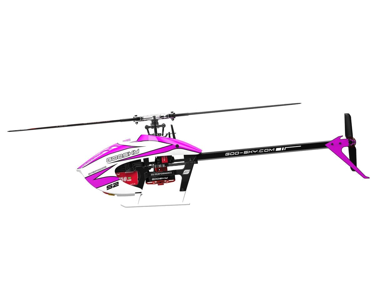 GooSky S2 Max RTF Micro Electric Helicopter (Purple) w/T8 Transmitter, Battery & Charger