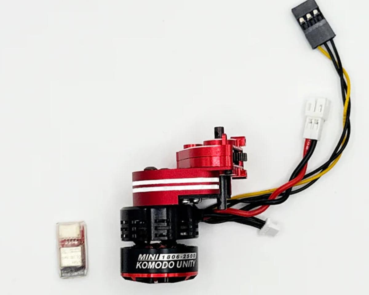 Furitek Axial® SCX24 Unitydrive Combo w/Mini Komodo Unity 2-in-1 Brushless FOC System & Mini Stellar Transmission