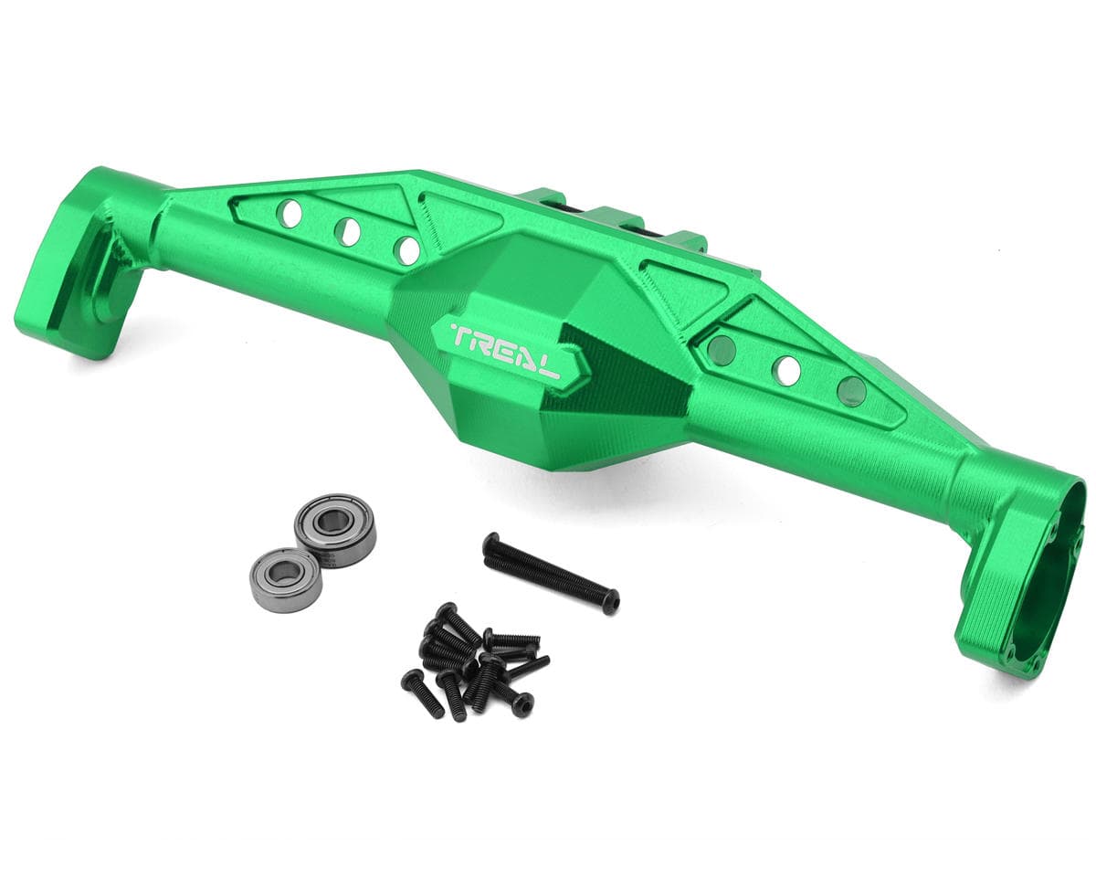 Treal Hobby Axial AXP8 Gilamon 7075 CNC-Machined Aluminum Rear Axle Housing (Green)