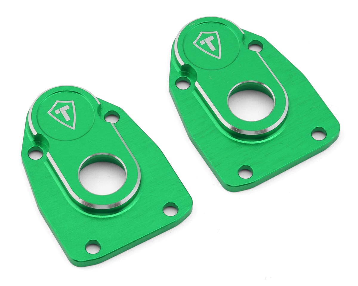 Treal Hobby Axial AXP8 Gilamon 7075 CNC-Machined Aluminum Portal Covers (Green) (2)