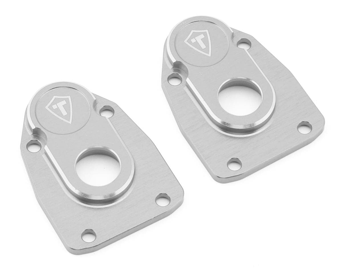 Treal Hobby Axial AXP8 Gilamon 7075 CNC-Machined Aluminum Portal Covers (Silver) (2)