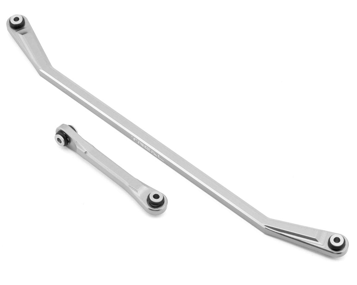 Treal Hobby Axial AXP8 Gilamon 7075 CNC-Machined Aluminum Steering Link Set (Silver)