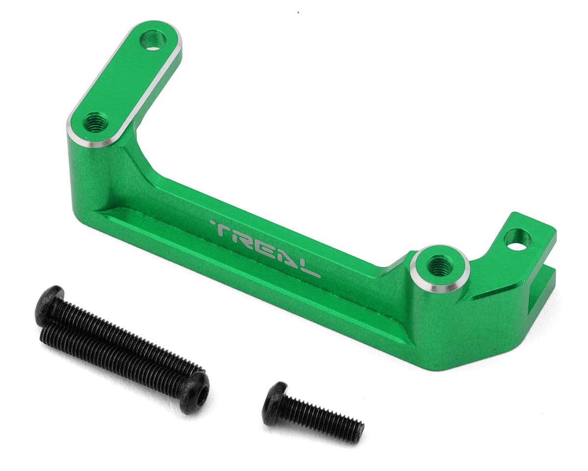 Treal Hobby Axial AXP8 Gilamon Machined Aluminum Front Upper Links Mount Brace (Green)