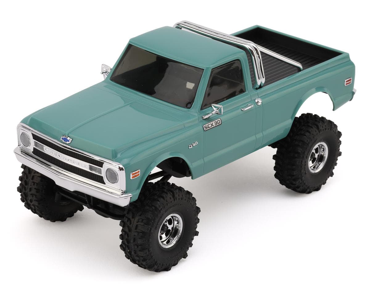 Axial SCX30 Chevrolet K10 1/30 4WD RTR Scale Mini Crawler (Green) w/2.4GHz Radio, Battery & Charger