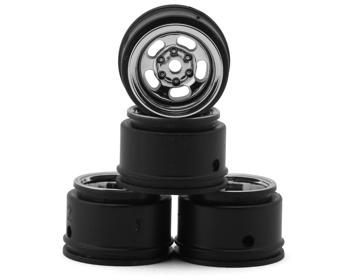 Axial SCX30 Chevrolet K10 Slot Mag Wheels (Chrome) (4)