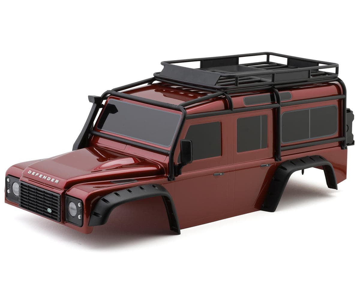 SCRATCH & DENT: Traxxas TRX-4™ Land Rover® Defender® Pre-Painted Complete Body Set (Red) w/Grille & Clipless Mounting