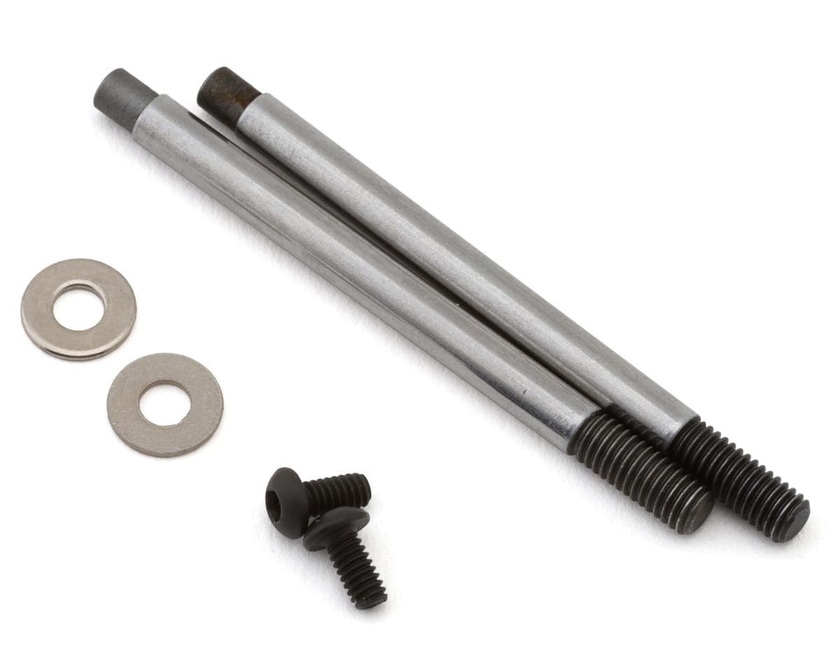 Avid RC Xray Chrome Front Shock Shaft Conversion (40mm) (2) (XB2/XB4)