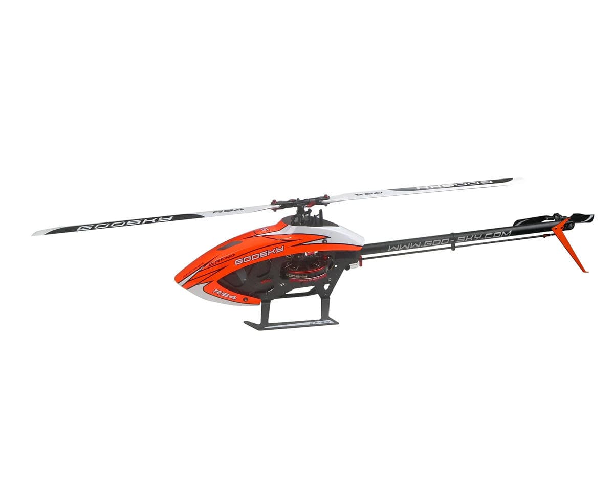 GooSky Legend RS4 Venom Electric Helicopter Kit (Orange) w/Main Motor