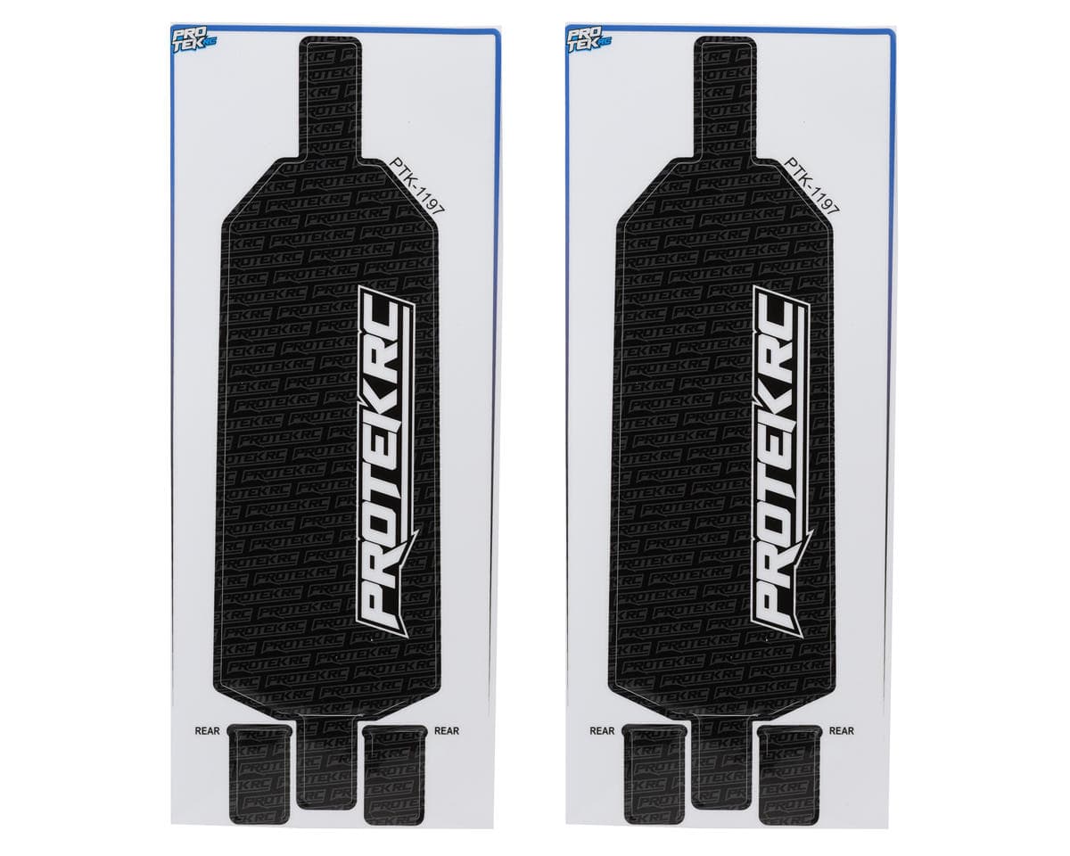 ProTek RC RC10B84 "Thick" Precut Chassis Protective Sheet (Black) (2)