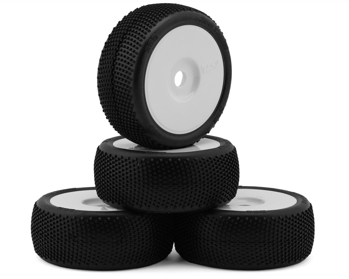TZO Tires 200 1/8 Buggy Non-Glued Tire Set (White) (4) (Soft)