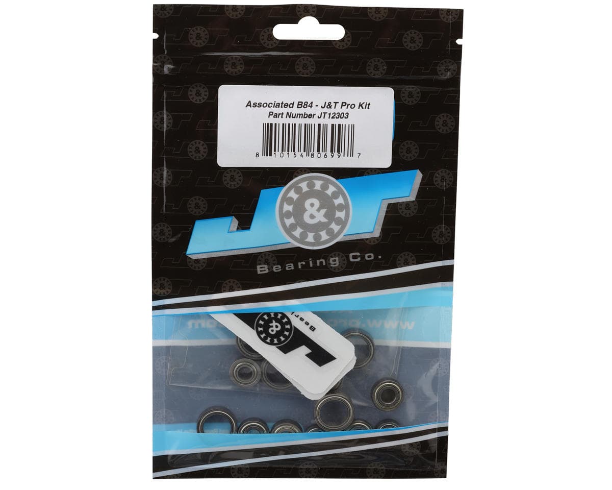 J&T Bearing Co. Team Associated B84 Ball Bearings Kit (Pro Kit)
