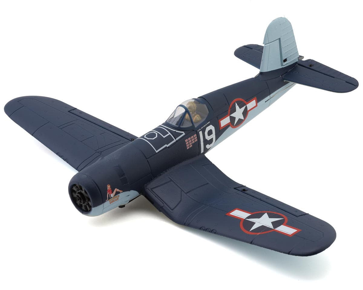 RAGE F4U Corsair Brushless Micro Warbird RFRT Electric Airplane (500mm) w/Pass