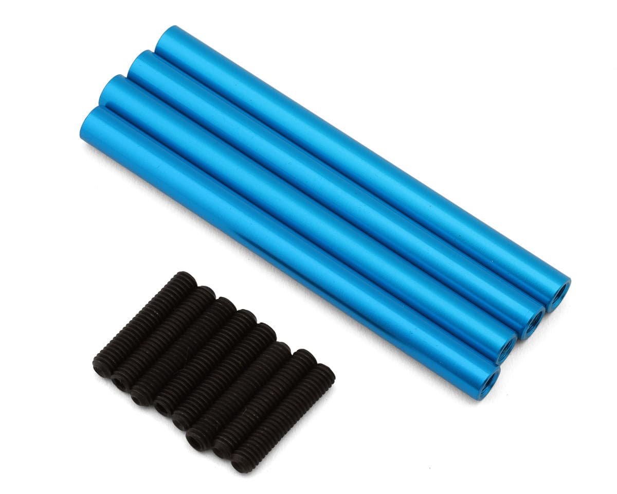 HPI Monster King Big Kahuna 6x72mm Aluminum Lower Suspension Links (Blue) (4)