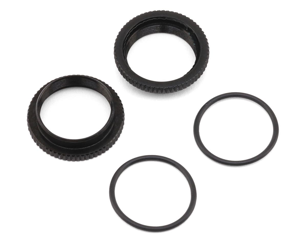 Mugen Seiki MTC3 Aluminum Shock Collars w/O-Rings (2)