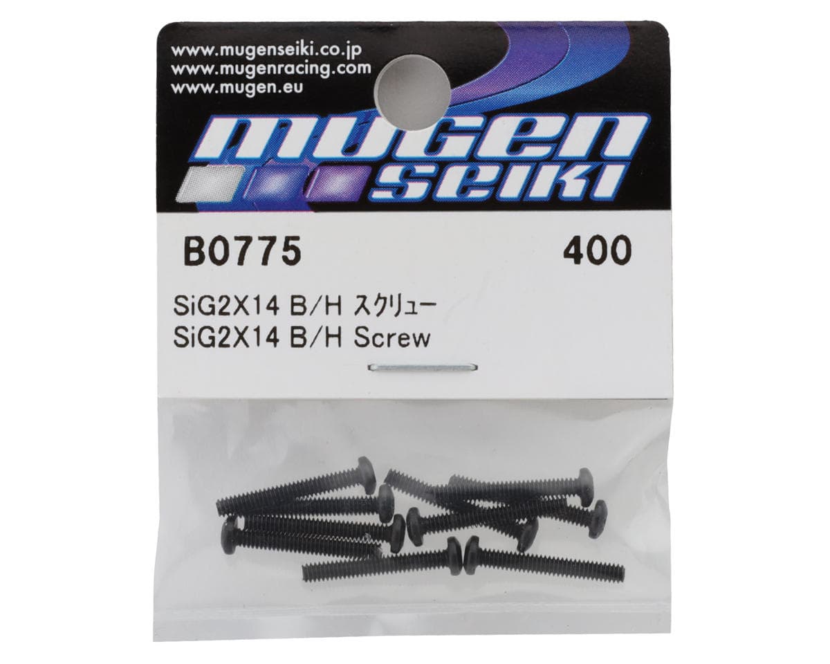Mugen Seiki 2x14 Button Head Hex Screw (10)