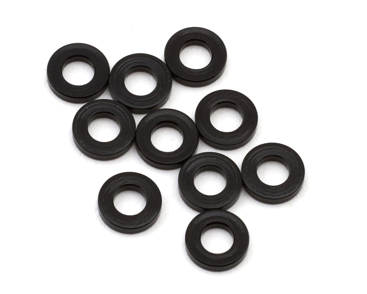 XRAY 2.5x5x1.0mm Aluminum Shim Set (Black) (10)