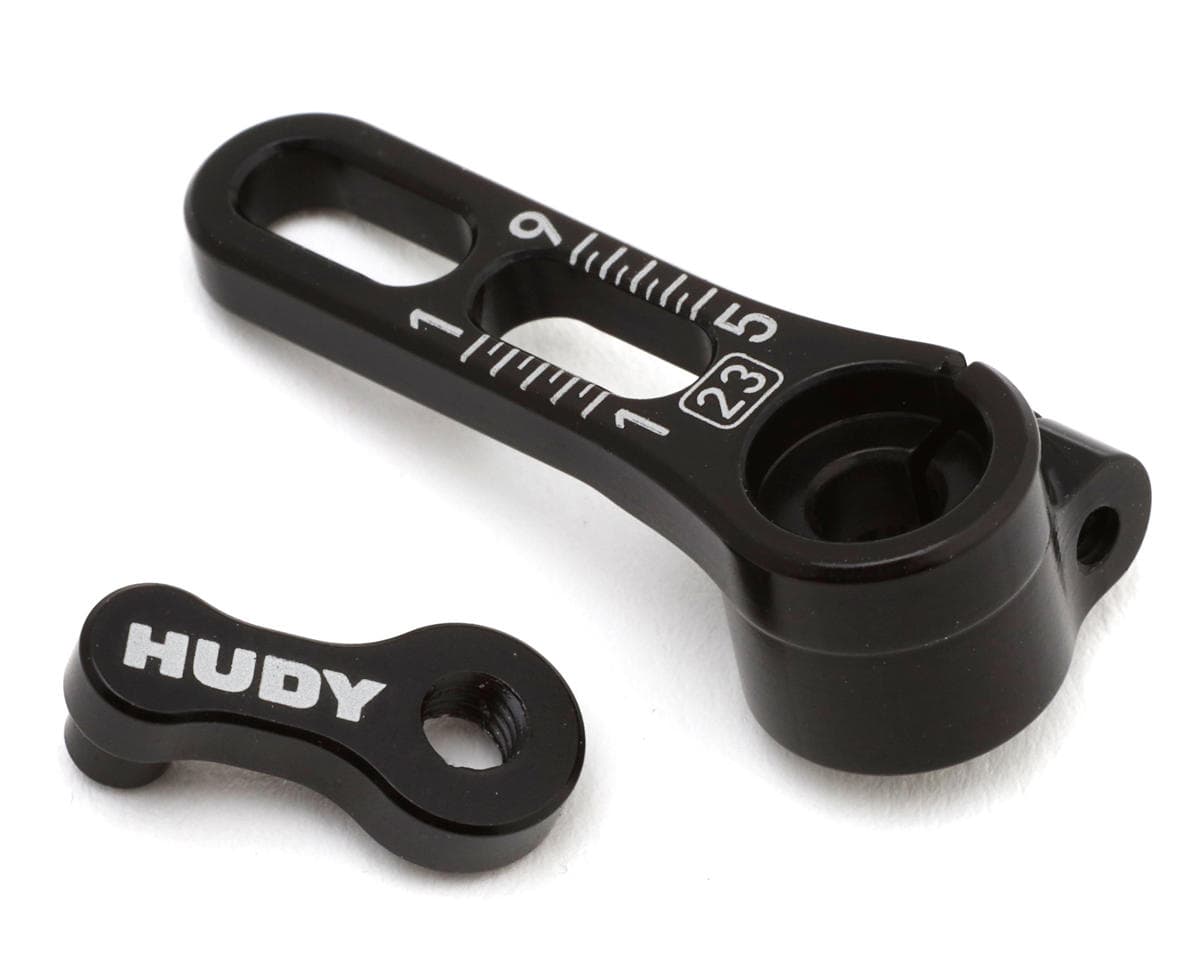 Hudy Aluminum Adjustable Clamping Servo Horn (23T-Ko Propo, Sanwa)
