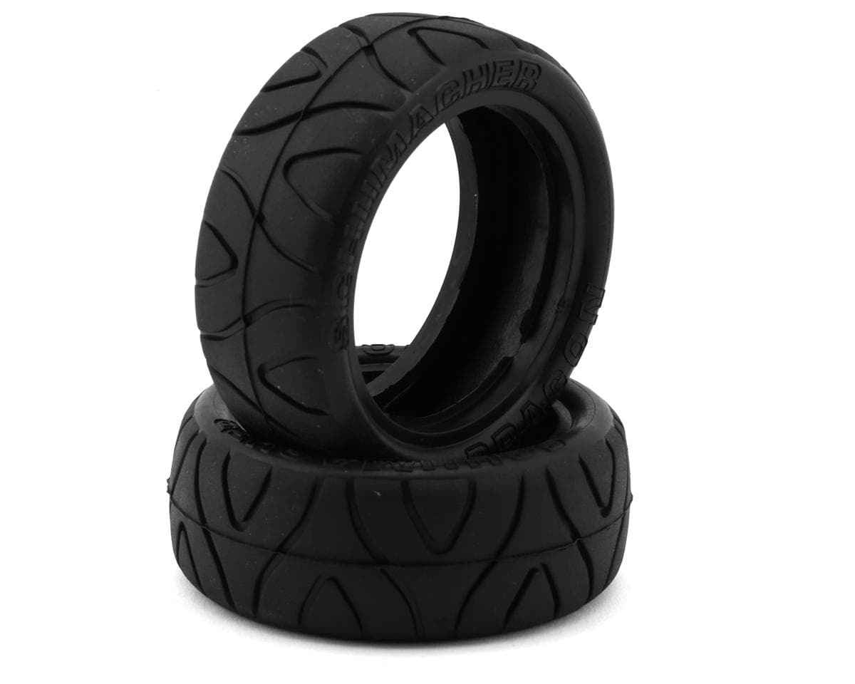 Schumacher 24/25mm SST Carpet Dragon 1/10 On-Road TC Tires (2) (White)