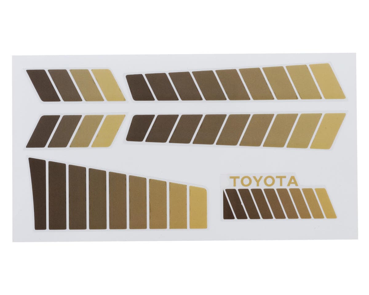 RC4WD Toyota 84-85 1/10 Body Decal Sheet (Brown)