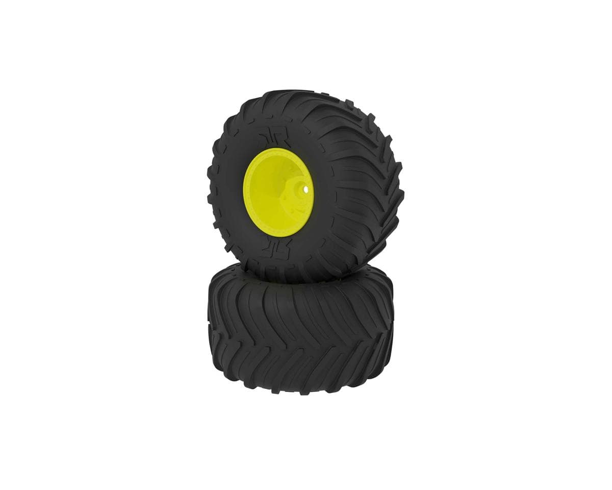 Arrma dBoots Chevron MT Pre-Mounted Tire Set (Yellow)