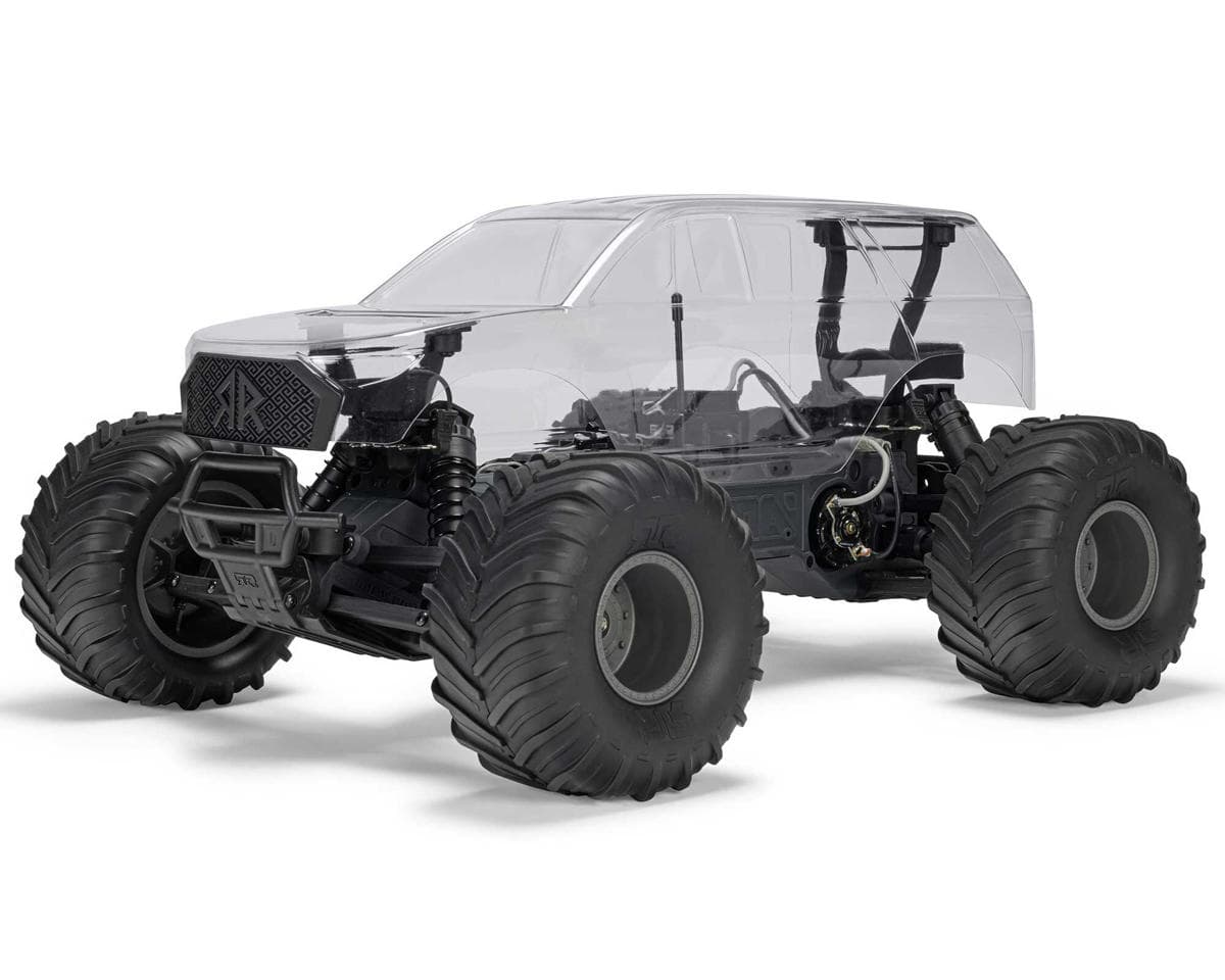 Arrma Gorgon 4x2 MEGA 550 Brushed 1/10 Monster Truck Ready-To-Assemble Kit (Clear) w/SLT2 2.4GHz Radio, Battery & Charger