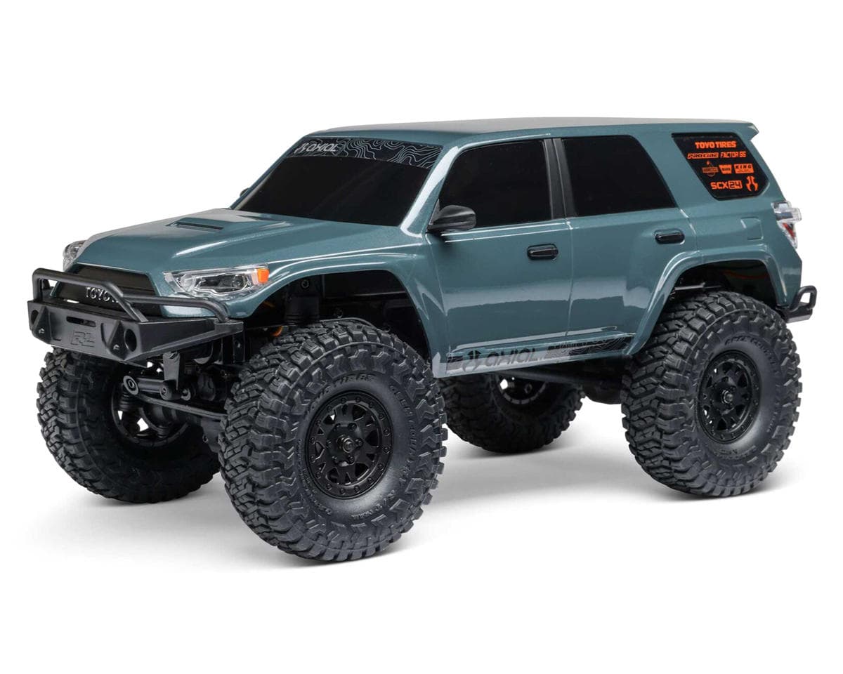 Axial SCX24 Toyota 4Runner 1/24 4WD RTR Scale Mini Crawler (Grey) w/2.4GHz Radio, Battery & Charger