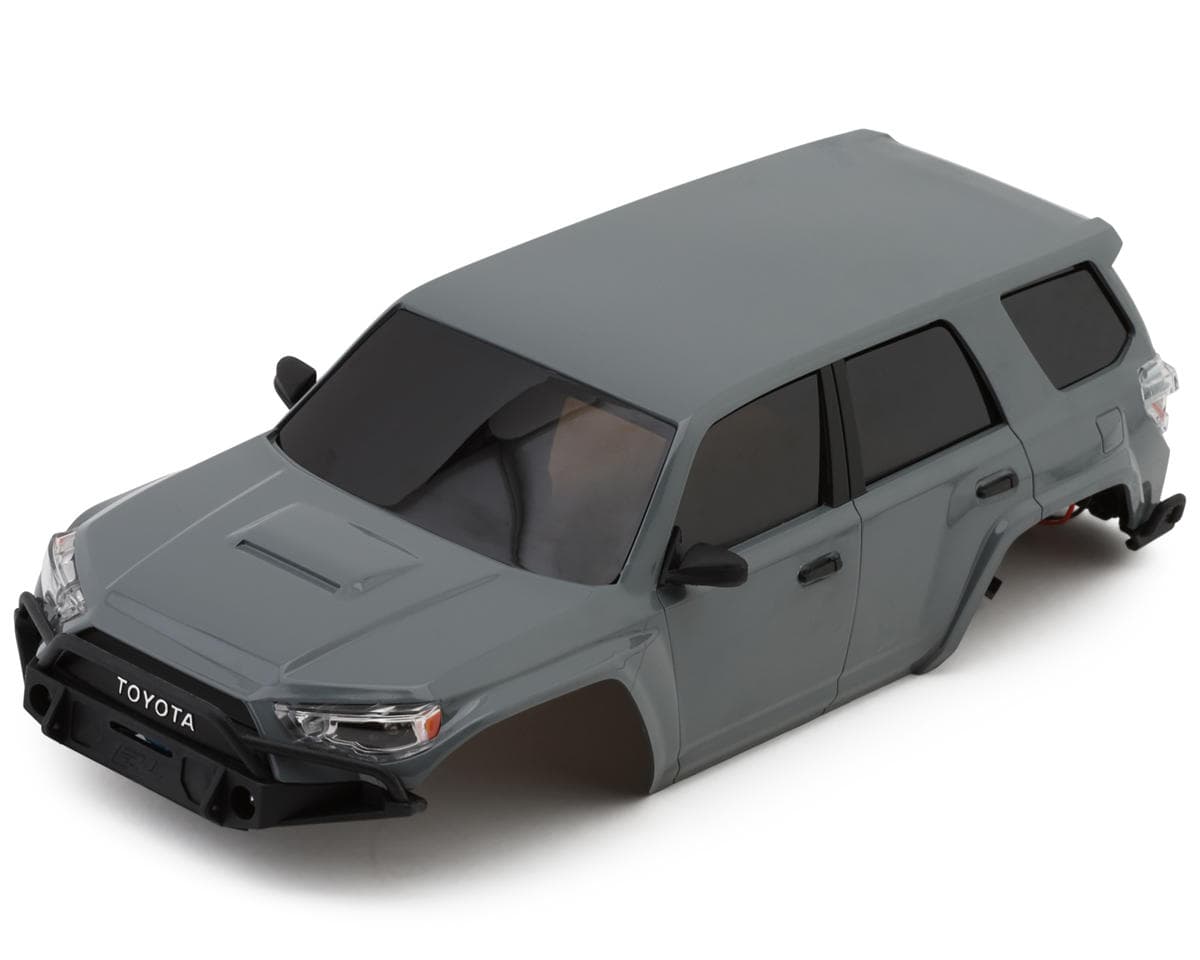 Pro-Line Axial SCX24 2024 Toyota 4Runner TRD Pro Hard Pre-Assembled Body (Grey) (132mm WB)