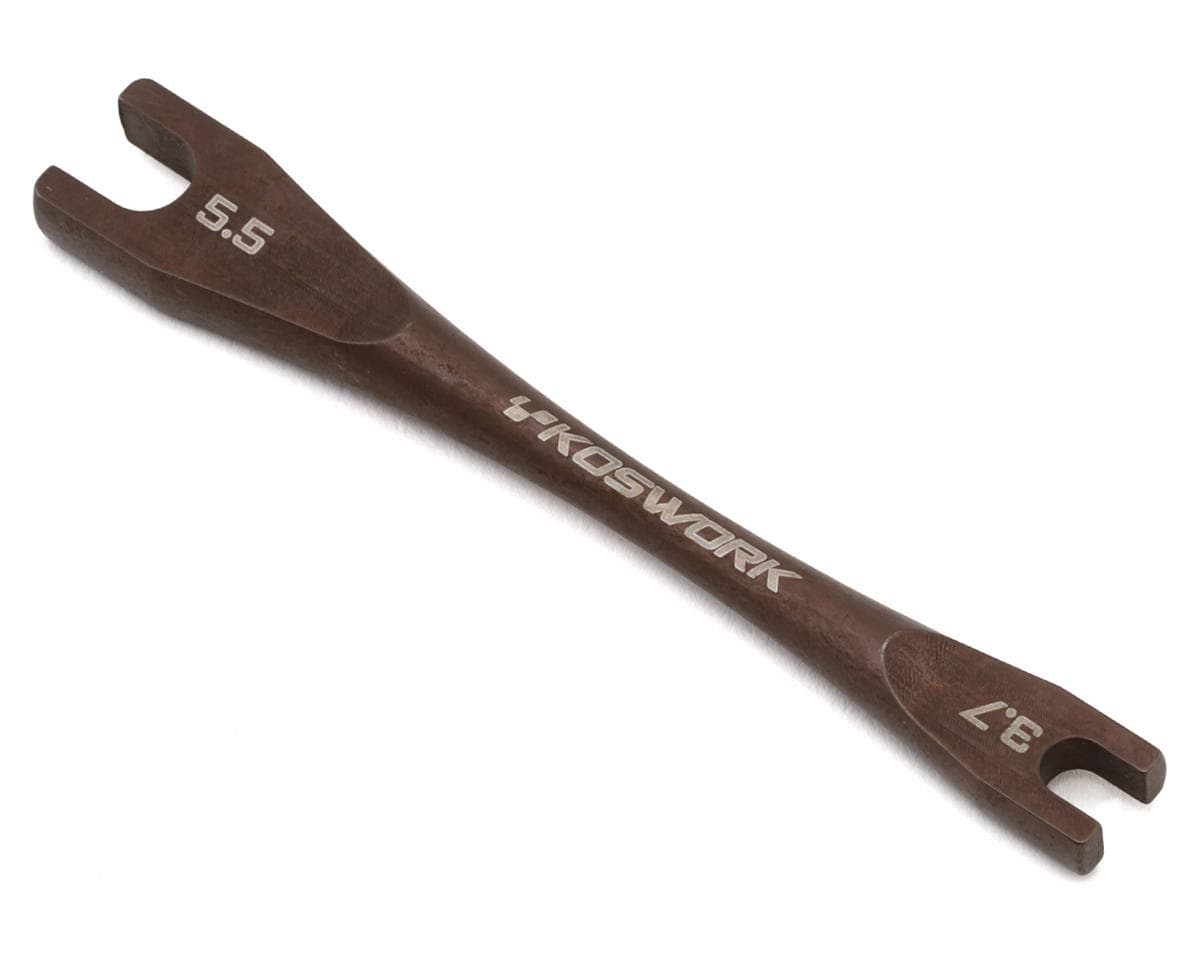 Koswork 3.7mm Steel Turnbuckle Wrench (3.7mm & 5.5mm) (For Associated & 3mm Nut)
