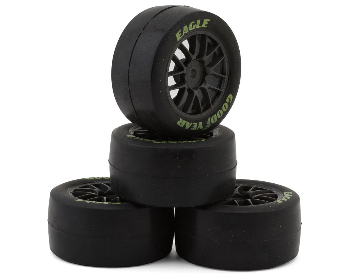 Pro-Line Losi® NASCAR® 1/12 Goodyear® Eagle Pre-Mounted Tires (4) (Soft) w/8mm Hex