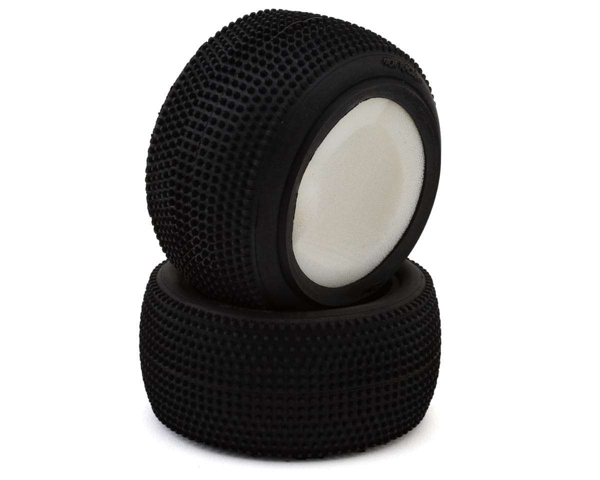 HotRace V1 Carpet 2.2" 1/10 2WD/4WD Rear Buggy Tires (2) (Medium/Soft) w/Foam Inserts