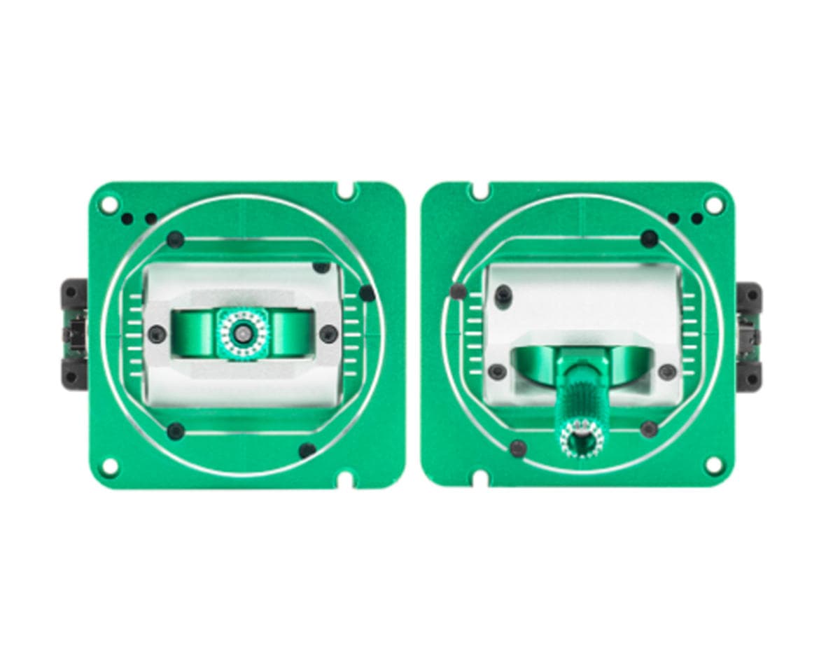 RadioMaster AG02 CNC Aluminum Hall Gimbal Set (Green) (TX15/TX16/Boxer)