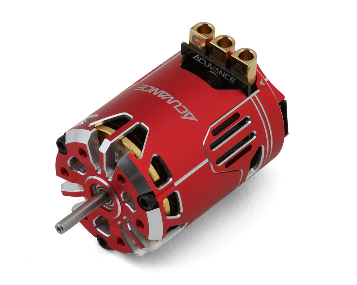 Acuvance Fledge Sensored Brushless Drift Motor (Red) (13.5T)
