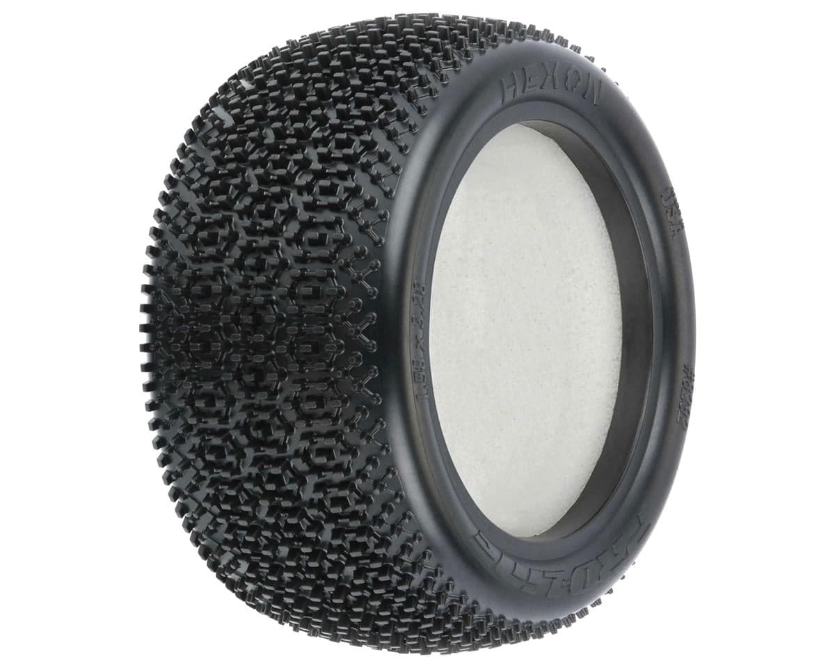 Pro-Line Hexon 2.2" 1/10 Rear Carpet Buggy Tires (2) (CR3) w/Foam Inserts