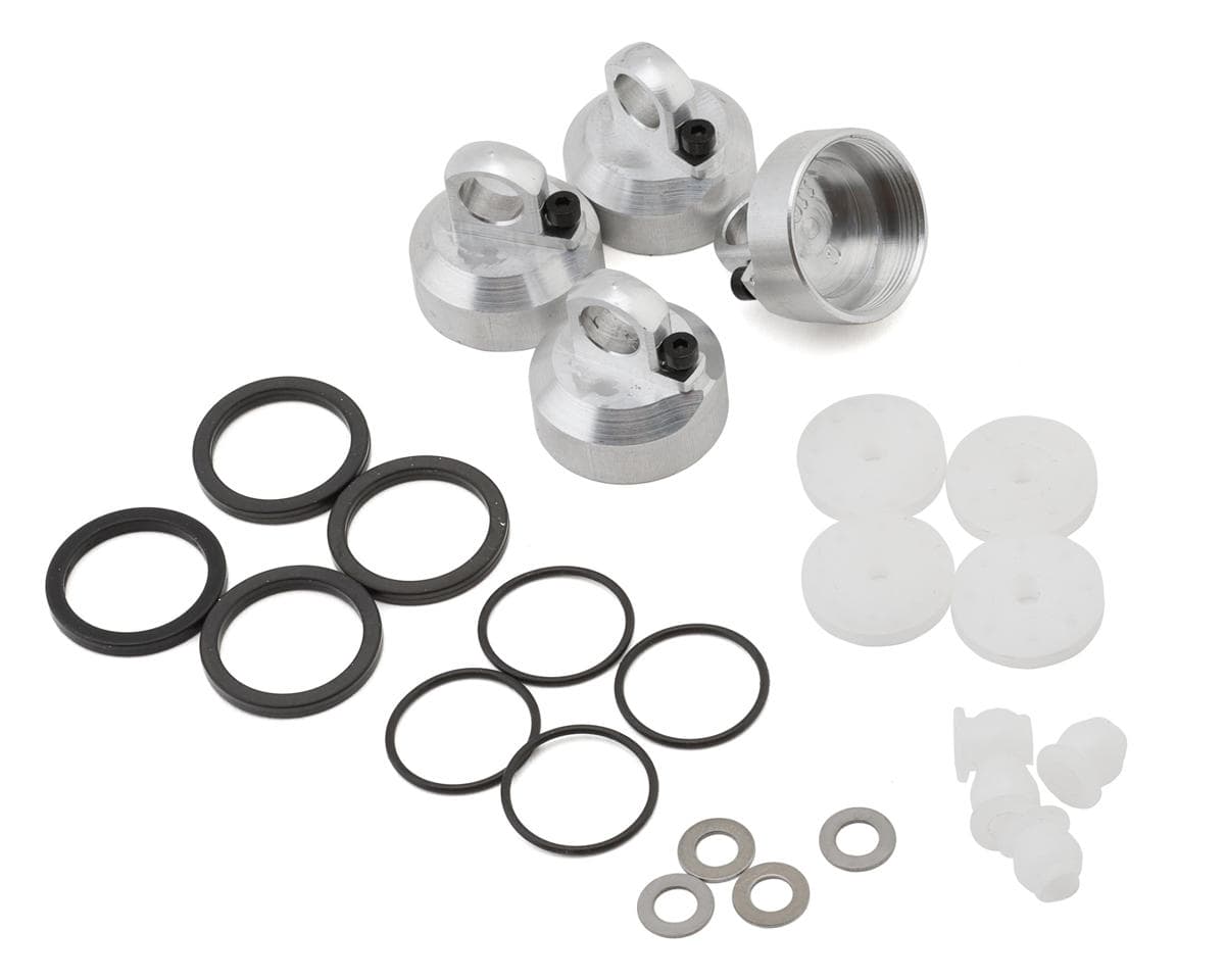 M2C Team Corally 16mm ZRS Shock Caps, Pistons & O-Rings Set