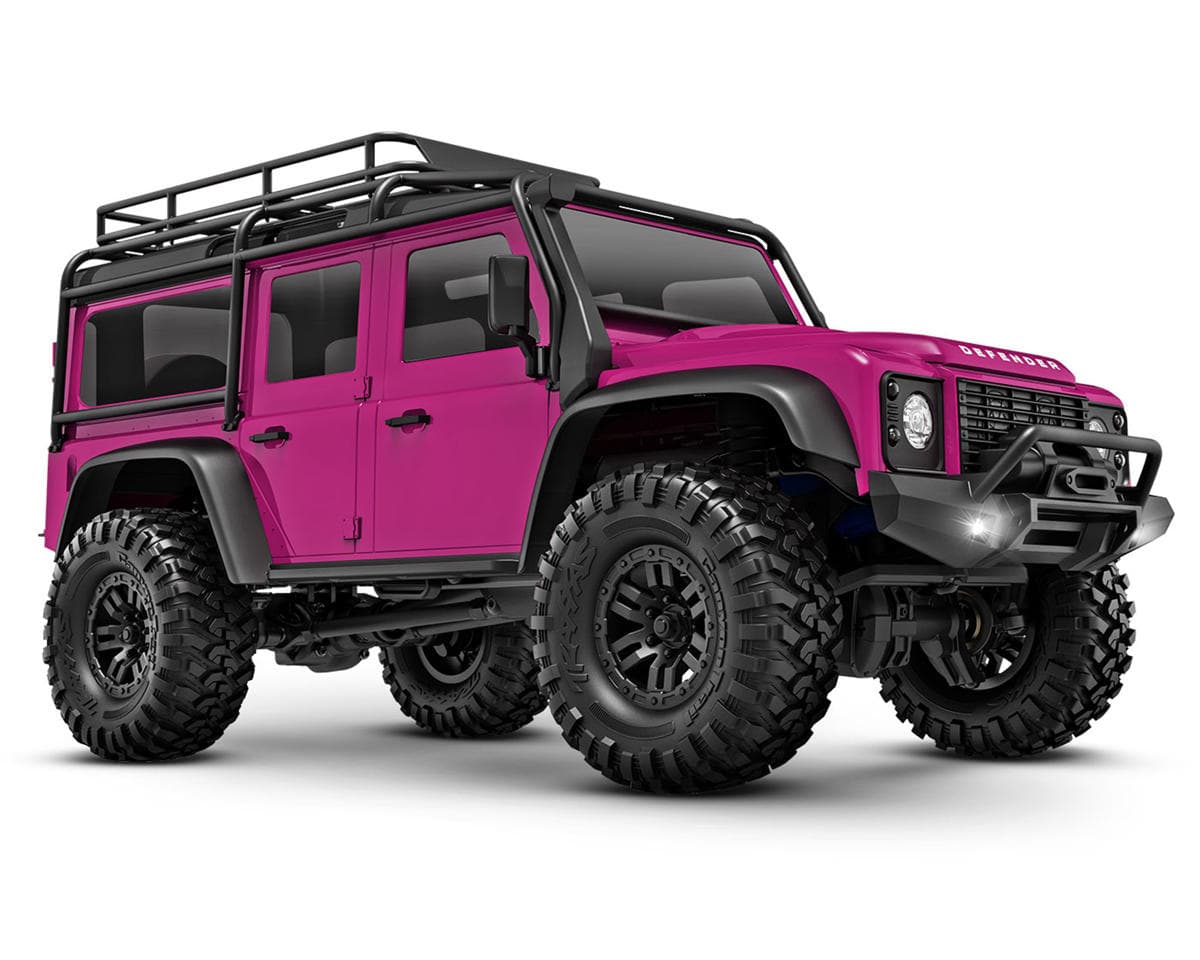 Traxxas TRX-4M® 1/18 RTR Electric Rock Crawler w/Land Rover Defender Body (Pink) w/TQ™ 2.4GHz Radio