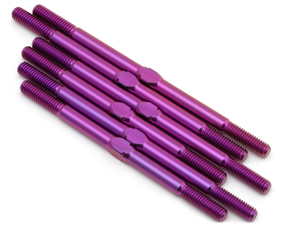 eXcelerate Team Associated RC10T6.4 Titanium Turnbuckle Kit (Purple)
