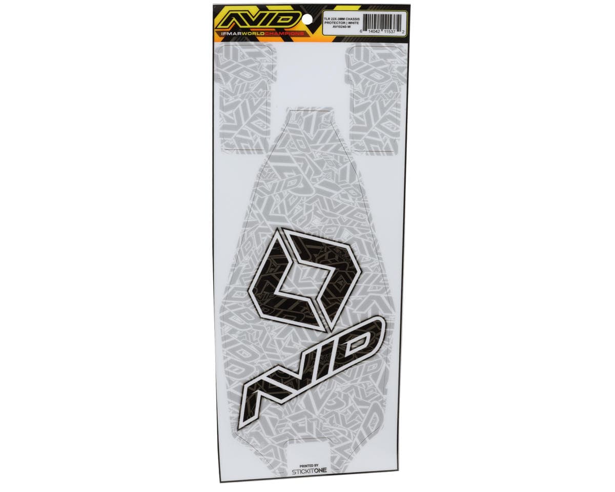 Avid RC TLR 22X Pre-Cut Chassis Protective Sheet (White) (-3mm)