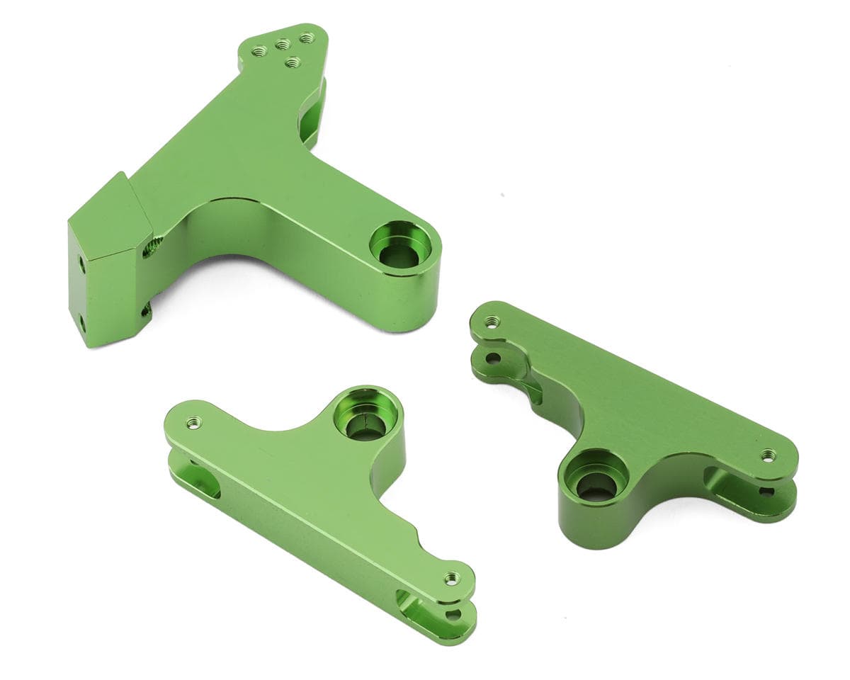 ST Racing Concepts Redcat Lowrider Aluminum Front Rocker Arm Set (Green)