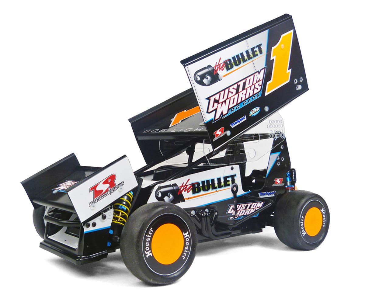 Custom Works Bullet 1/10 Electric Sprint Car Dirt Oval Kit (High Bite)