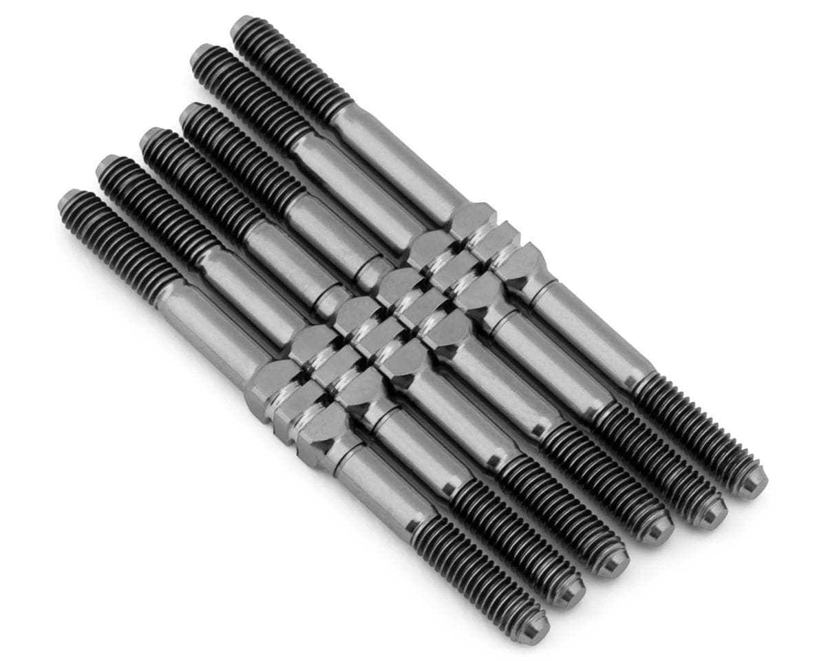 Whitz Racing Products TLR 22X HyperMax 3.5mm Titanium Turnbuckle Kit (Natural)