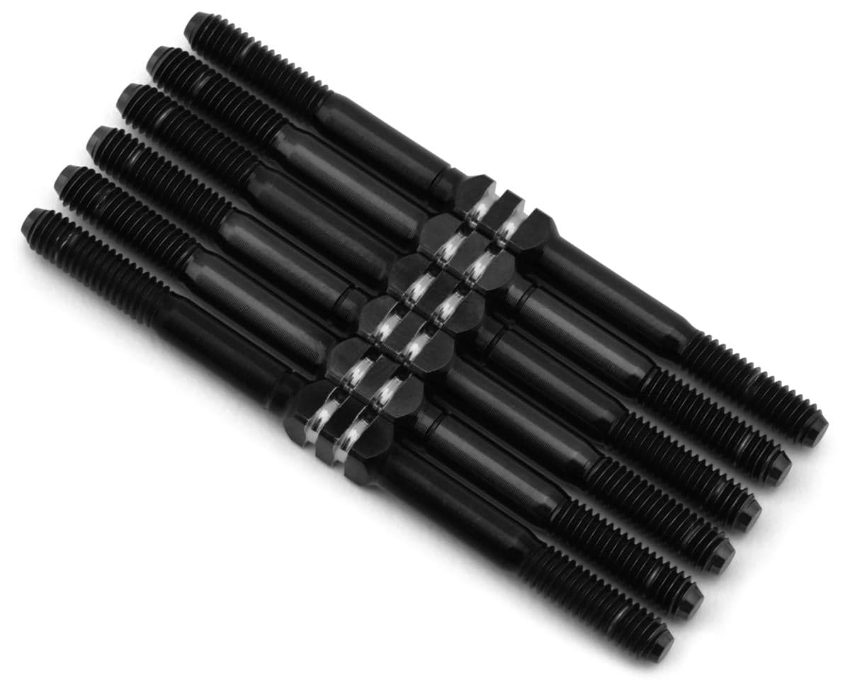 Whitz Racing Products Xray XB2 2025 HyperMax 3.5mm Titanium Turnbuckle Kit (Black)